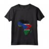 Donna South Sudan Flag Africa Continent Silhouette - South Sudan Roots Maglietta con Collo a V - Ideal Gift for Proud South Sudanese