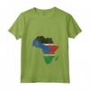 Donna South Sudan Flag Africa Continent Silhouette - South Sudan Roots Maglietta con Collo a V - Ideal Gift for Proud South Sudanese