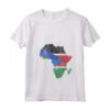 Donna South Sudan Flag Africa Continent Silhouette - South Sudan Roots Maglietta con Collo a V - Ideal Gift for Proud South Sudanese