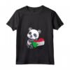 Donna Sudan Cuore Panda Pride Bandiera Sudanese Radici Uomini Donne Bambini Maglietta con Collo a V - Ideale per Mostrare il Tuo Orgoglio Sudanese