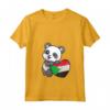 Donna Sudan Cuore Panda Pride Bandiera Sudanese Radici Uomini Donne Bambini Maglietta con Collo a V - Ideale per Mostrare il Tuo Orgoglio Sudanese