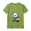 Donna Sudan Cuore Panda Pride Bandiera Sudanese Radici Uomini Donne Bambini Maglietta con Collo a V - Ideale per Mostrare il Tuo Orgoglio Sudanese