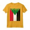 Bandiera del Sudan Maglietta - Mostra il tuo Amore e Orgoglio per il Sudan - Design Elegante per Uomini, Donne e Bambini