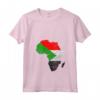 Donna Sudan Bandiera Africa - Maglietta Radici del Sudan con Collo a V - Regalo per Sudans Orgogliosi e Patriottici