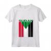 Donna Bandiera del Sudan Maglietta con Collo a V - Design Patriottico per Mostrare l'Orgoglio del Sudan