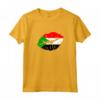 Bandiera del Sudan Bacio Baciare Bocca Maglietta - Regalo unico per Sudans - Ideale per Compleanno o Anniversario