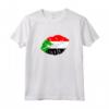 Bandiera del Sudan Bacio Baciare Bocca Maglietta - Regalo unico per Sudans - Ideale per Compleanno o Anniversario