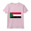 Bandiera del HapTiger - Maglietta Repubblica Sudanese per gli Orgogliosi Cittadini - Ideale per Mostrare l'Appartenenza