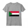 Bandiera del HapTiger - Maglietta Repubblica Sudanese per gli Orgogliosi Cittadini - Ideale per Mostrare l'Appartenenza