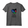 South Sudan Heart Art Flag Cool Africa Minimal Sudanese Gift Maglietta - Unique African Tee for Father's Day, Mother's Day, Birthday or Christmas 2020