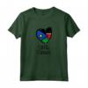 South Sudan Heart Art Flag Cool Africa Minimal Sudanese Gift Maglietta - Unique African Tee for Father's Day, Mother's Day, Birthday or Christmas 2020