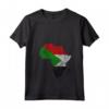 Donna Sudan Flag Africa Continent Silhouette - Gift for Sudans - Maglietta con Collo a V - Show Sudan Roots with Pride