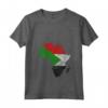 Donna Sudan Flag Africa Continent Silhouette - Gift for Sudans - Maglietta con Collo a V - Show Sudan Roots with Pride