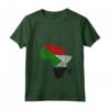 Donna Sudan Flag Africa Continent Silhouette - Gift for Sudans - Maglietta con Collo a V - Show Sudan Roots with Pride