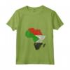Donna Sudan Flag Africa Continent Silhouette - Gift for Sudans - Maglietta con Collo a V - Show Sudan Roots with Pride