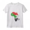 Donna Sudan Flag Africa Continent Silhouette - Gift for Sudans - Maglietta con Collo a V - Show Sudan Roots with Pride