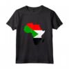 Sudan Bandiera Africa Continente Silhouette - Maglietta Regalo per Sudans - Mostra le tue Radici del Sudan