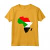 Sudan Bandiera Africa Continente Silhouette - Maglietta Regalo per Sudans - Mostra le tue Radici del Sudan