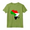 Sudan Bandiera Africa Continente Silhouette - Maglietta Regalo per Sudans - Mostra le tue Radici del Sudan