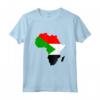 Sudan Bandiera Africa Continente Silhouette - Maglietta Regalo per Sudans - Mostra le tue Radici del Sudan