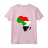 Sudan Bandiera Africa Continente Silhouette - Maglietta Regalo per Sudans - Mostra le tue Radici del Sudan