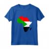 Sudan Bandiera Africa Continente Silhouette - Maglietta Regalo per Sudans - Mostra le tue Radici del Sudan