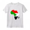 Sudan Bandiera Africa Continente Silhouette - Maglietta Regalo per Sudans - Mostra le tue Radici del Sudan