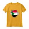 Scoperto Motivo Bandiera del Sudan - Maglietta Leggera con Taglio Classico - Ideale per Appassionati della Cultura Africana