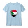 Scoperto Motivo Bandiera del Sudan - Maglietta Leggera con Taglio Classico - Ideale per Appassionati della Cultura Africana