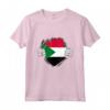 Scoperto Motivo Bandiera del Sudan - Maglietta Leggera con Taglio Classico - Ideale per Appassionati della Cultura Africana
