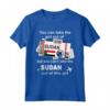 Carta d'imbarco del Sudan - Sudan Girl - Sudan Maglietta per Donne Patriottiche e Orgogliose - Ideale come Regalo per Chi Si Trasferisce dal Sudan