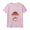 Donna Albero Coltivato Tedesco con Radici Sudanese - Bandiera Sudan Germania Maglietta Vintage - Abbigliamento per Uomini, Donne e Bambini