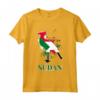 Camicia Sudan per Uomini, Donne e Bambini - Maglietta con Stemma Nazionale del Sudan - Regalo Ideale del Sudan
