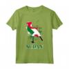 Camicia Sudan per Uomini, Donne e Bambini - Maglietta con Stemma Nazionale del Sudan - Regalo Ideale del Sudan