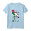 Camicia Sudan per Uomini, Donne e Bambini - Maglietta con Stemma Nazionale del Sudan - Regalo Ideale del Sudan