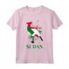 Camicia Sudan per Uomini, Donne e Bambini - Maglietta con Stemma Nazionale del Sudan - Regalo Ideale del Sudan