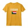 Sudan Bandiera Sudanese Maglietta - Leggera e Taglio Classico - Ideale per Mostrare l'Orgoglio Sudanese