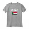 Sudan Bandiera Sudanese Maglietta - Leggera e Taglio Classico - Ideale per Mostrare l'Orgoglio Sudanese