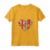Donna Surinames Roots | Mezza Bandiera Britannica | Bandiera del Suriname del Regno Unito Maglietta con Collo a V - Ideale per Compleanno, Festa della Mamma o Natale