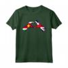 Bandiera Britannica del Suriname - Cuore del Regno Unito - Maglietta Unisex per Uomini, Donne e Bambini