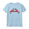 Bandiera Britannica del Suriname - Cuore del Regno Unito - Maglietta Unisex per Uomini, Donne e Bambini