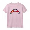 Bandiera Britannica del Suriname - Cuore del Regno Unito - Maglietta Unisex per Uomini, Donne e Bambini