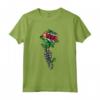 Suriname Rose Skeleton Pride Bandiera del Suriname Roots Souvenir Maglietta - Ideale per Mostrare il Tuo Orgoglio del Suriname