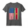 Maglietta Bandiera USA Suriname - Camicia Vintage per Mostrare il Tuo Doppio Amore - Ottimo Regalo di Natale o Compleanno