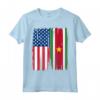 Maglietta Bandiera USA Suriname - Camicia Vintage per Mostrare il Tuo Doppio Amore - Ottimo Regalo di Natale o Compleanno
