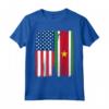 Maglietta Bandiera USA Suriname - Camicia Vintage per Mostrare il Tuo Doppio Amore - Ottimo Regalo di Natale o Compleanno