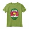 Suriname Lion Pride - Flag Roots T-Shirt for Men, Women, Kids - Ideal for Showing Suriname Heritage and Culture