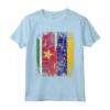 Bandiere del Surinamese venezuelano - Roots Maglietta per il Mese del Patrimonio Ispanico - Abbigliamento Vintage Bandiere Nazionali