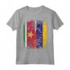 Bandiere del Surinamese venezuelano - Roots Maglietta per il Mese del Patrimonio Ispanico - Abbigliamento Vintage Bandiere Nazionali