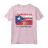 Porto Rico Suriname Bandiere - Mezzo Suriname Portoricano Maglietta - Abbigliamento Mese del Patrimonio Ispanico per Celebrare le Tue Radici